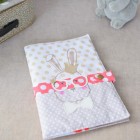 lpl-protège carnet de santé "Miss Lapine Beige-corail"