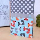 Lpl - Protège-carnet de santé - Les Designers "Les renards" Anthracite-gris