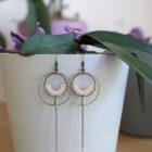 MzL - Boucles d'oreilles "Constance" Laiton