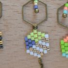 MzL - Bracelet "Malya" Blanc-jaune-lavande