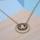 MzL - Collier "Armance" Noir-Doré